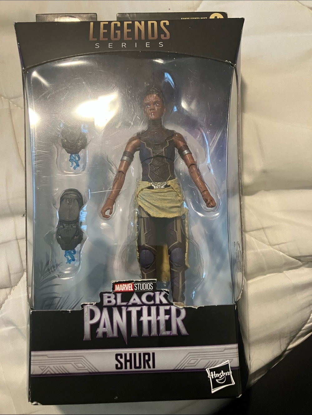 Hasbro Marvel Legends Shuri Action Figure - Brown, Gold & Blue Accents